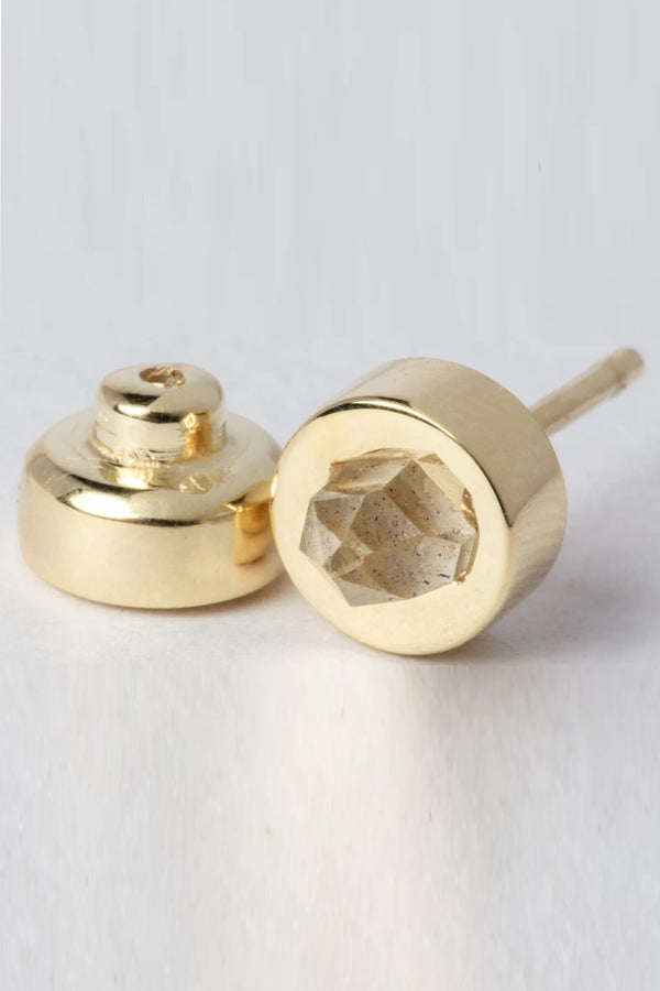 Parts of Four double-ended earrings (7mm) 1935-4-YGA+HER PPOF5